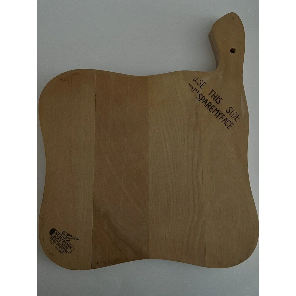 Vintage Cutting Boards Dutch Folk Handpainted Woodpecker WoodWare‎ Kitsch MCM